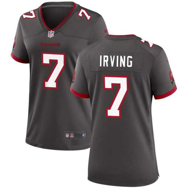 Women's Tampa Bay Buccaneers #7 Bucky Irving Gray Stitched Game Jersey Dzhi,We sell and wholesale Women's Tampa Bay Buccaneers #7 Bucky Irving Gray Stitched Game Jersey Dzhi on line form chian!